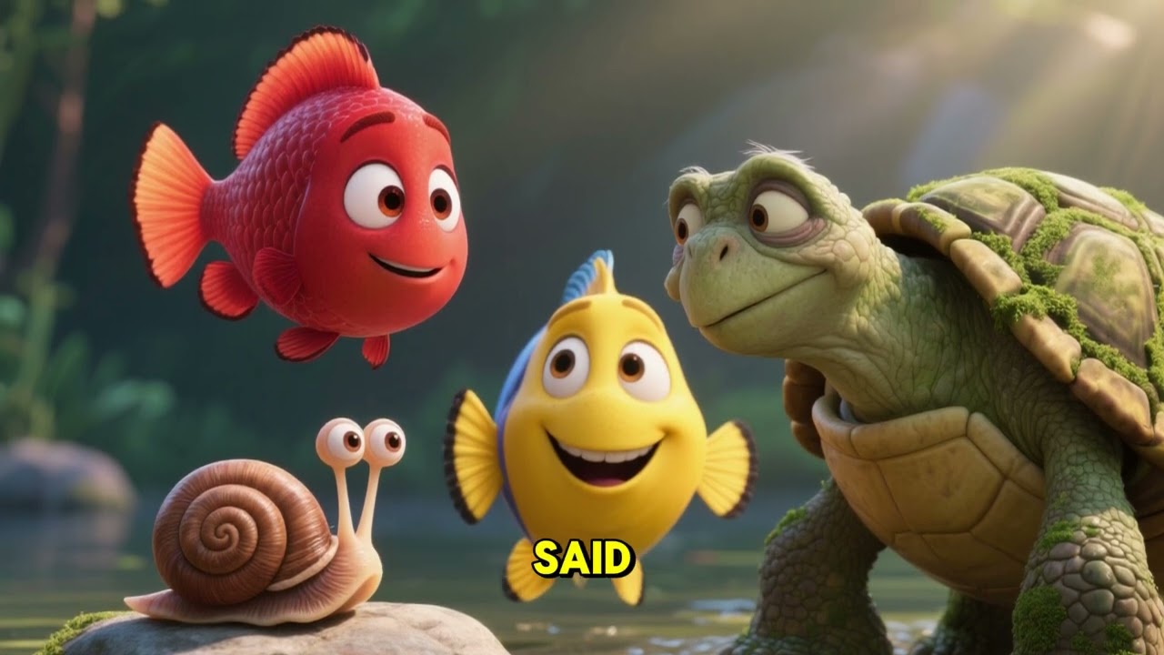 Храбрая Красная Рыбка 🐟 | Трогательная история для детей | Сказка на ночь