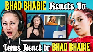Bhad Bhabie Reacts To Teens React to Bhad Bhabie
