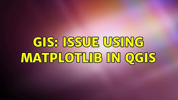 GIS: Issue using Matplotlib in QGIS (2 Solutions!!)