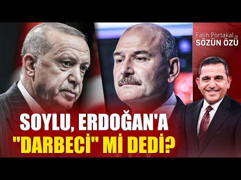 Süleyman Soylu Erdoğan'ı DARBECİLİKLE Mi Suçladı?