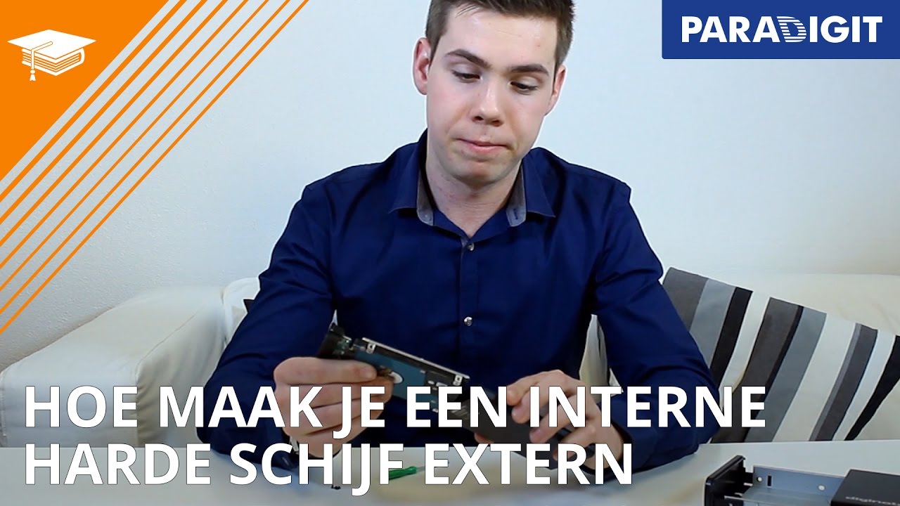 Hoe een interne harde schijf extern maken  How to  Paradigit