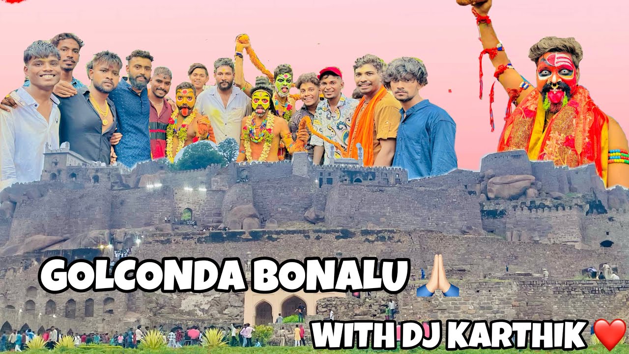 GOLCONDA BONALU WITH DJ KARTHIK 🔔❤️🙏🏻   ||#bonalu #golcondabonalu #golconda #bunnyabhiofficial