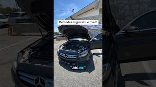 Mercedes c300 had an issue with the turbo. EASY FIX! #dealership #cardealer #cars #mercedes #auction