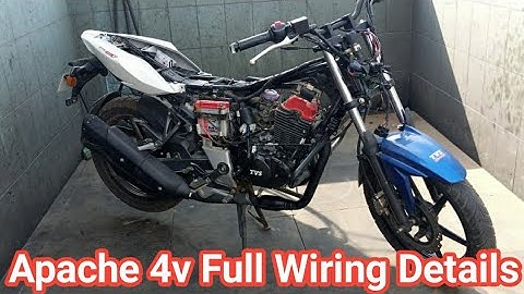 Tvs Apache 160 4V 200 4v Full Wiring Details एक एक  तार की जानकारी