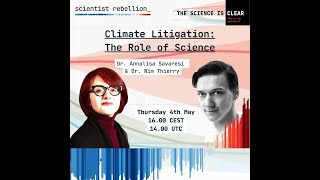SR Talks | Dr. Annalisa Savaresi & Dr. Wim Thiery — The Role of Science in Climate Litigation