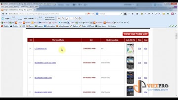 Phần 6: Xây dựng website quản lý bán hàng đơn giản bằng PHP ( Xóa sản phẩm )