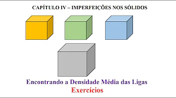 Qual é a densidade da liga metálica?
