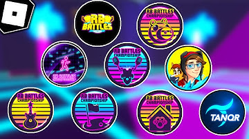 FIND THE RB BATTLES STUFF - How to get ALL 9 BADGES [ROBLOX]