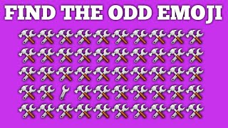 Can you find the odd 🛠️🔧Emoji (Emoji Quiz)