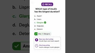 MRCPCH Part 1 Recall | Longest Acting Insulin Question Explained | High-Yield MCQ #mrcpch#pediatrics