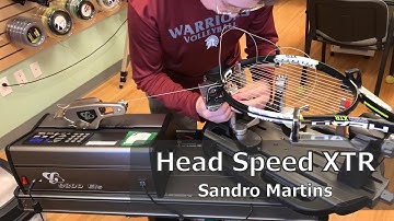 Time Lapse: How to String a Head Speed XTR Tennis Racquet
