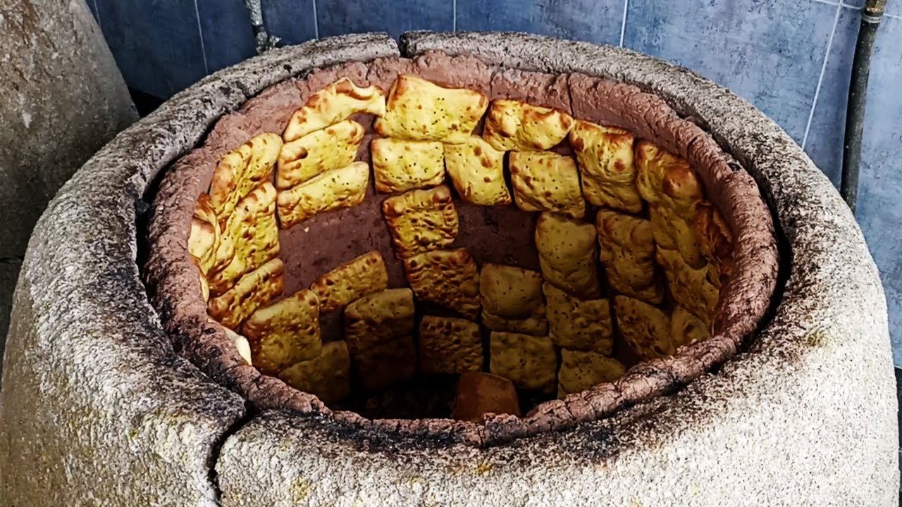 Baking traditional bread in Mazandaran / Baking rural bread / Baking 1000 bread in one day