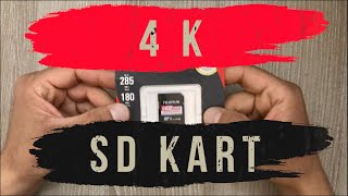 4K SD KART Öneri İnceleme Video Çekim Montaj Teknikleri