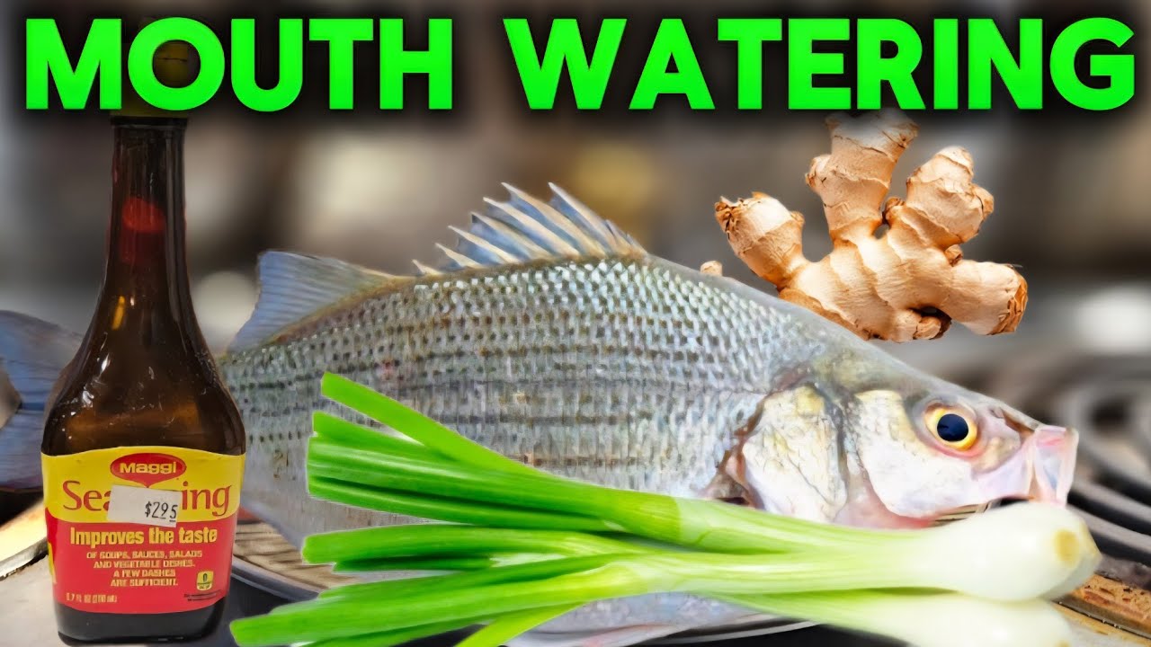 I Steamed Hybrid Bass: It did NOT DISAPPOINT!  #fishing #hybridstripedbass #recipe