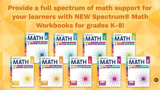 Spectrum® Math Workbooks—Now With IXL Skill IDs