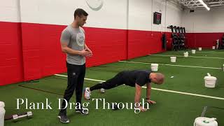 Plank Drag Through