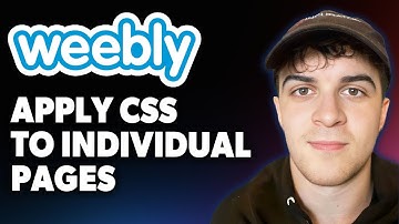 How to Apply CSS to Individual Pages in Weebly  [2025 Full Guide]