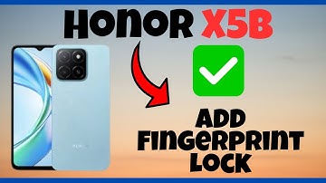 How to Set Fingerlock Honor X5b / Add Fingerprint Lock