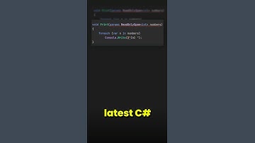 Use unreleased C# features