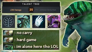 Omega Tank/Carry Build [+250 Damage Talent with Max Attack Speed] Dota 2 Ability Draft