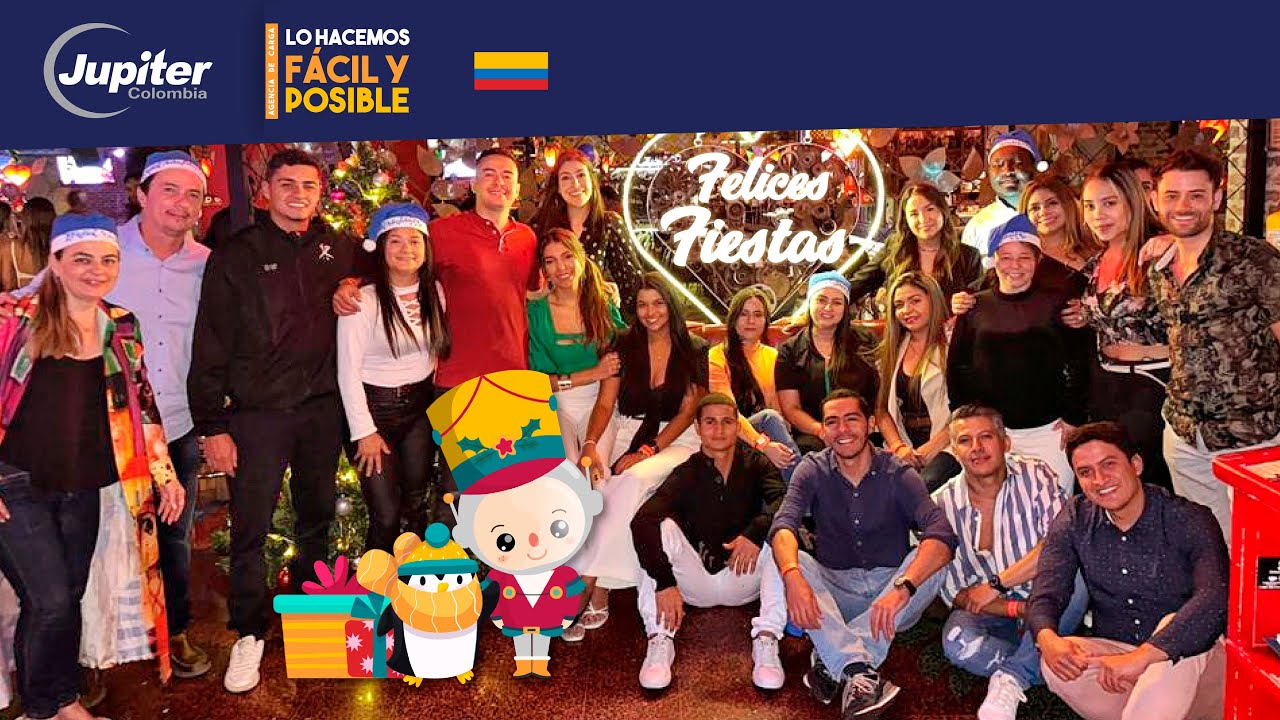 Felices Fiestas les desea Jupiter de Colombia - YouTube
