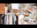 CAMBIO DE ARMARIO 🍂 Limpieza y organización ✨