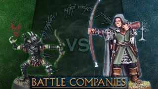 MORIA Vs RANGERS | Battle Companies | Battle Report | Middle Earth Strategy Battle Game