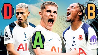 Ranking EVERY Tottenham Player This Season So Far...