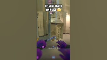 Insane pop flash for vent on Nuke #CS2 #counterstrike #shorts
