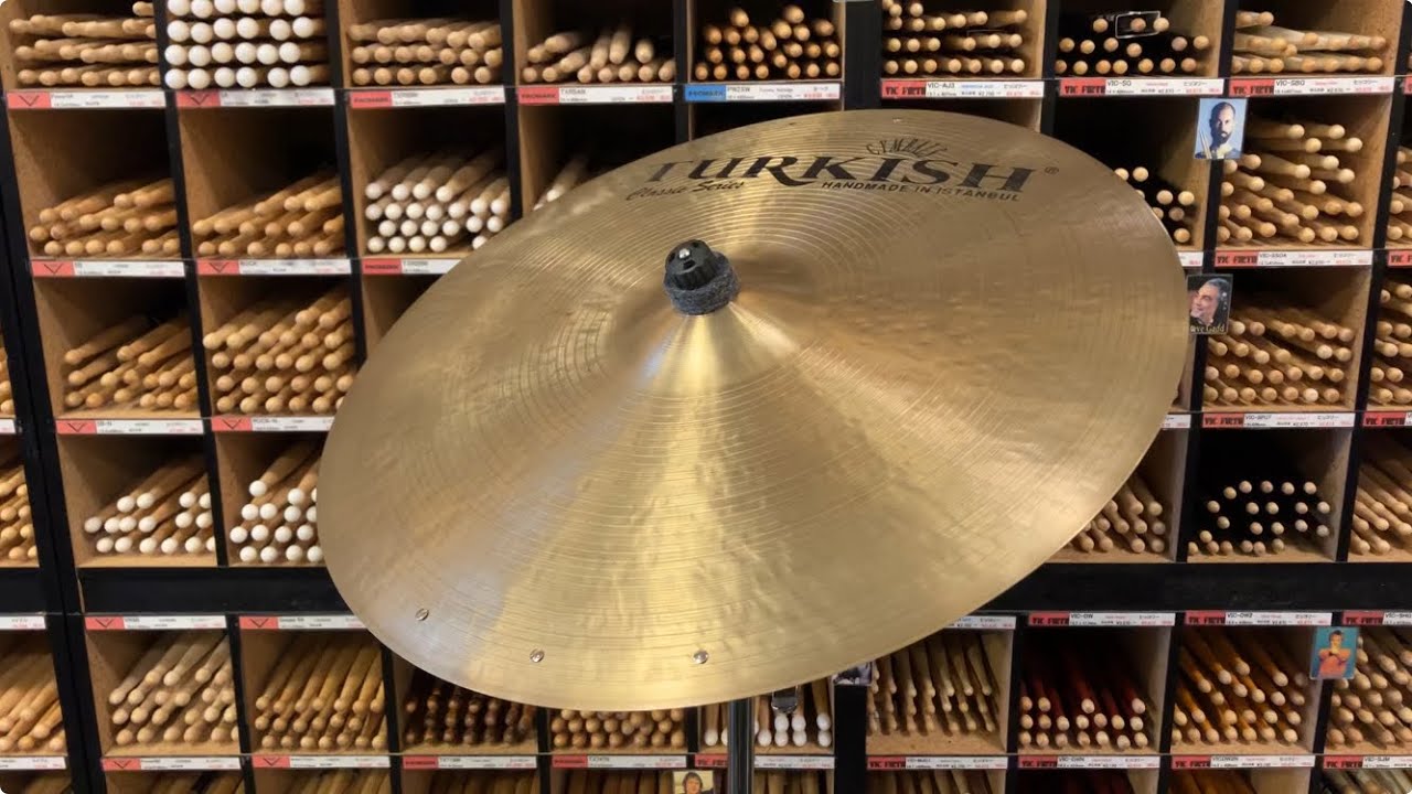 Turkish CLASSIC 18 RIDE JAZZ (With 5 sizzle) - YouTube