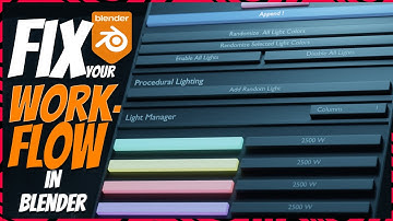 How to FIX your Workflow in Blender (Easy & Fast).