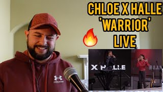 🔥 A NEW FAVOURITE | CHLOE X HALLE - WARRIOR (LIVE) (UK SINGER REACTION)
