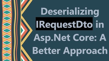 Deserializing IRequestDto in Asp.Net Core: A Better Approach