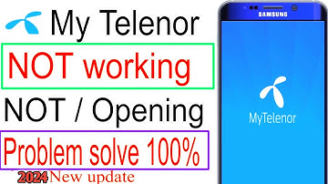 My Telenor App Login Problem | My Telenor App No Internet Connection Problem | Telenor App Problem