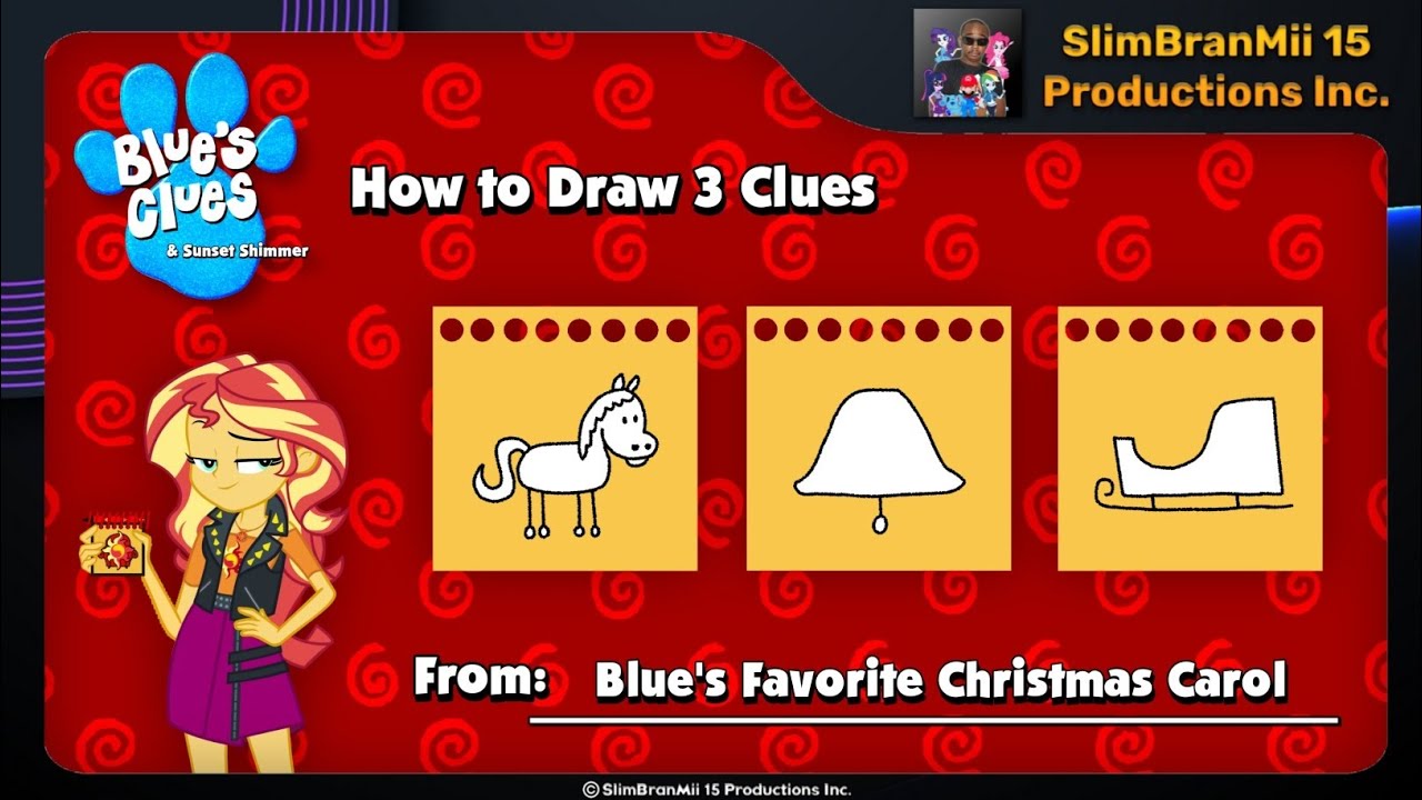 «Подсказки Блю» и «Сансет Шиммер»: 3 подсказки из «Любимой рождественской песни Блю».