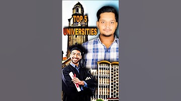 Top 5 Universities of India as per National Institutional Ranking Framework Report |#nirf #india #yt