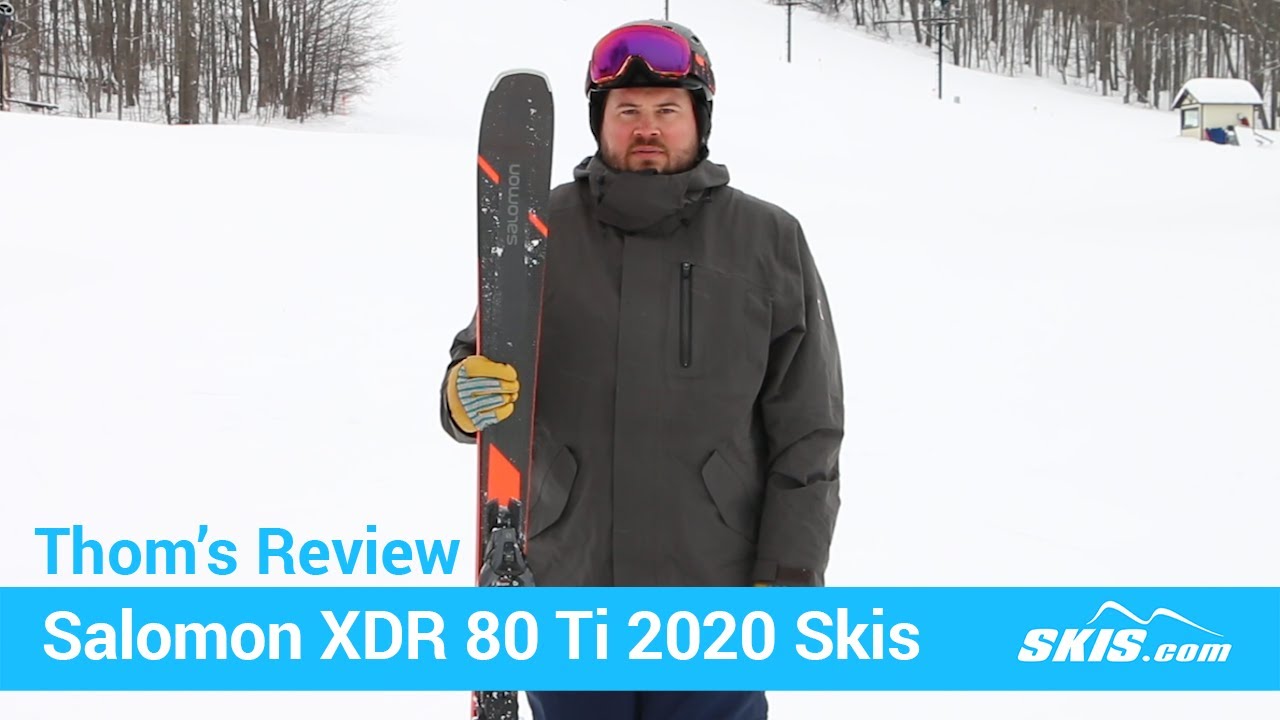 Middeleeuws Willen rechtdoor Thom's Review-Salomon XDR 80 TI Skis 2020-Skis.com. - YouTube
