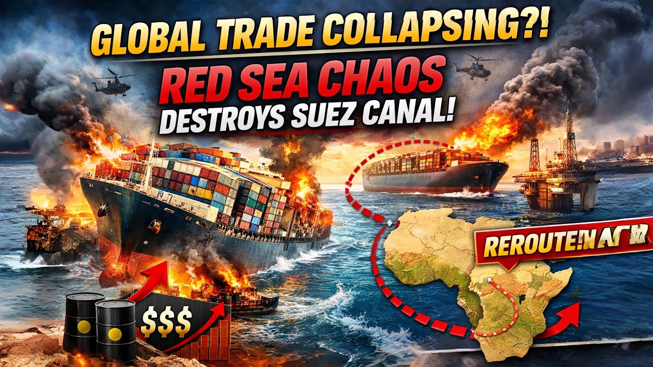 GLOBAL TRADE COLLAPSING?! Red Sea Chaos Is DESTROYING the Suez Canal ...