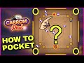 How to pocket 🔥 a difficult puck / #carrompool #carrom #desistriker