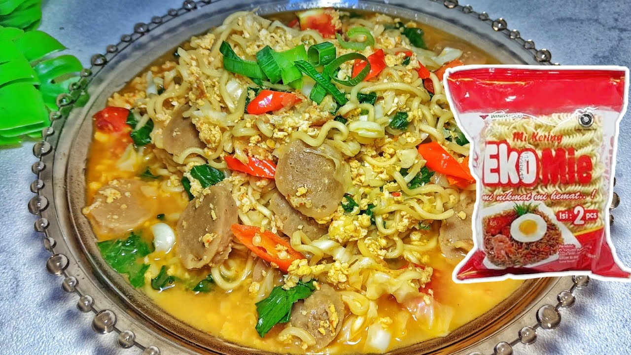 Mie Kuah Dari Mie EKOMIE Enak Pol Wajib Kalian Coba !! 