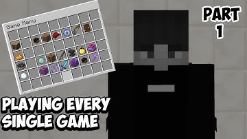 I played EVERY Single Hypixel game! (Part 1)