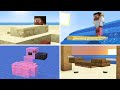 14 MORE Summer Build tricks & Decorations in Minecraft!