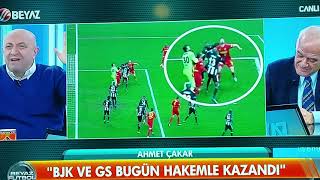 Ahmet Çakar &quot;Galatasaray ve Beşiktaş&quot; Hakemle Kazandı/Beyaz Futbol