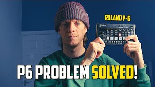 i'm finally looping drum chops on the Roland P-6