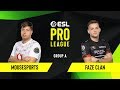 CS:GO - FaZe Clan vs. mousesports [Overpass] Map 2 - Group A - ESL EU Pro League Season 10