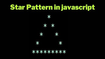 Hollow Pyramid Star Pattern in Javascript 2023 | For loop in js | Papa Developer