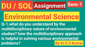 DU/SOL Assignment Question paper Downlaod | Answer 2020 I sol assignment kaise banaye UG Q1eng