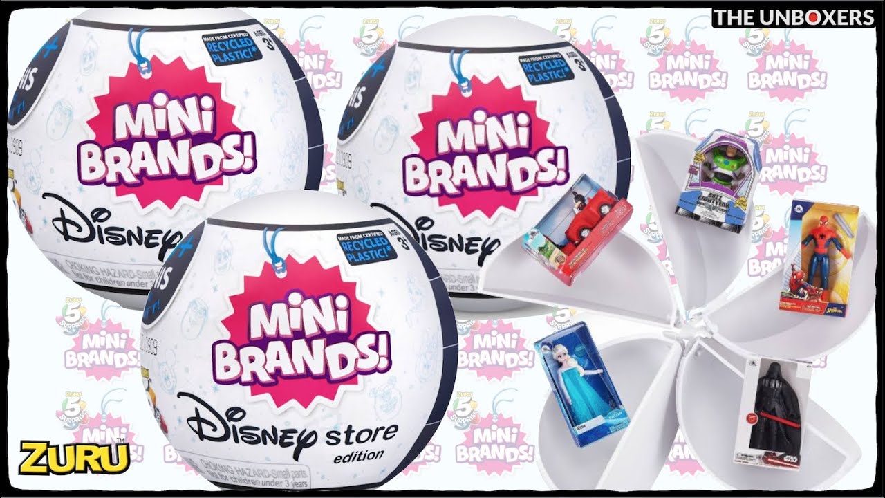 Exclusive: ZURU's 5 Surprise Mini Brands: Disney Store Edition Set