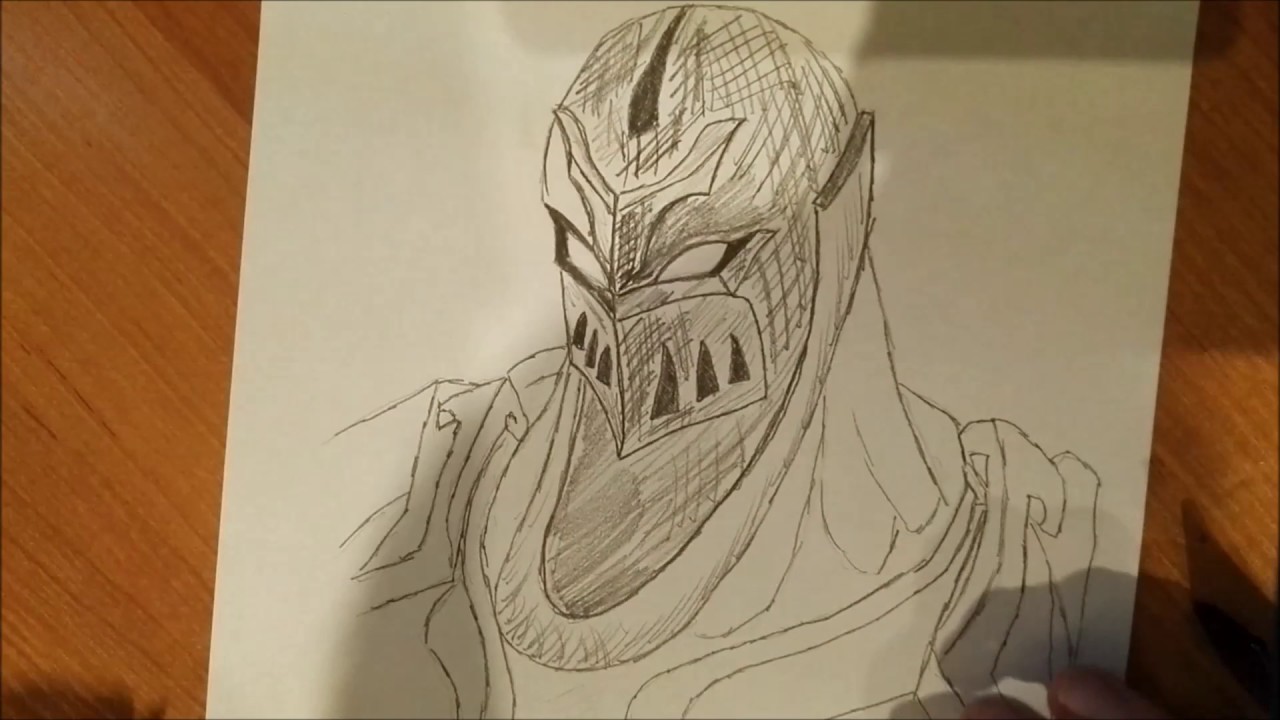 |League of Legends|- Drawing Champion Zed #2 - YouTube