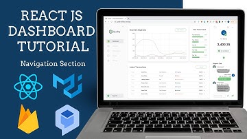 React JS, Material UI & Firebase Dashboard Tutorial #2 - Navigation